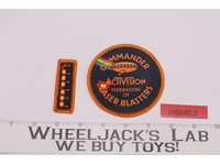 Activision Commander Federation of Laser Blaster 80's 2 Atari Embroidered Patch