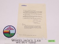 Activision Kaboom Bucket Brigade 1980's Atari Embroidered Patch with Letter