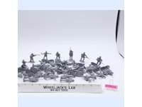 Lot of 43 Gray Civil War Infantrymen 1/32 Scale CTS Toy Soldiers Figures