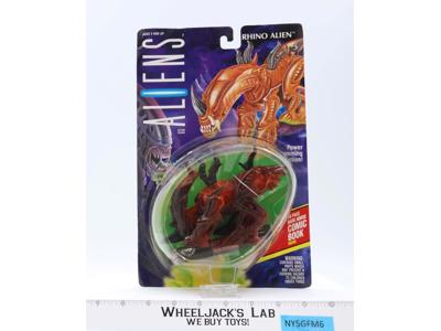 Rhino Alien W/ Comic Aliens 1992 Kenner Action Figure NEW MOSC SEALED