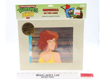 April - Beach Scene Animation Art Cel Teenage Mutant Ninja Turtles TMNT NEW