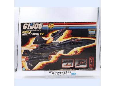 Cobra Night Raven S3P W/Strato-Viper Complete W/Box G.I. Joe 1986 Hasbro Vintage