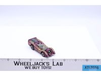 Jet Threat w/ Flames 1970 Redline Hot Wheels Mattel Vintage RL Purple