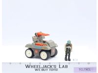 Laser RAT W/Capt. Vic 100% Complete Starcom 1986 Coleco Action Figure Vehicle
