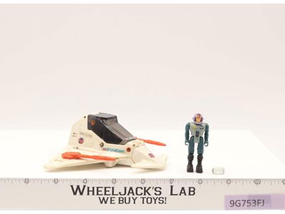StarWolf W/ Tom Waldron 100% Complete Starcom 1986 Coleco Action Figure Vehicle