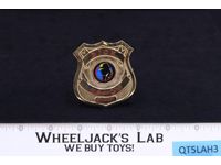 Dick Tracy Collectible Metal Police Badge 1990 Disney Vintage