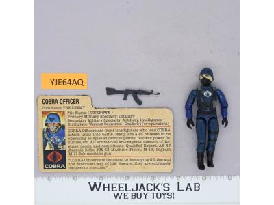 Cobra Officer V1.5 Swivel Arms 100% Complete G.I. Joe 1983 Hasbro Vintage Figure