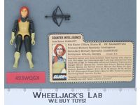 Scarlett V1 Straight Arm 100% Complete G.I. Joe 1982 Hasbro Vintage Figure