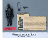 Snake Eyes V1 Straight Arms 100% Complete G.I. Joe 1982 Hasbro Vintage Figure