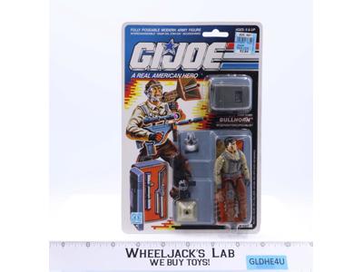 Bullhorn GI Joe 1990 Hasbro Vintage Action Figure NEW MOSC SEALED
