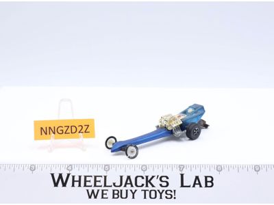 Mongoose Rail Dragster Blue 1971 Hot Wheels Mattel Vintage