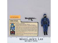 Cobra Officer V1.5 Swivel Arms 100% Complete 1983 G.I. Joe Hasbro Vintage Figure