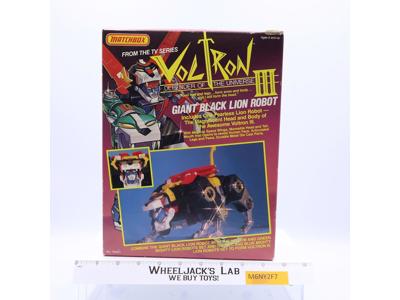 Voltron III Giant Black Lion Robot W/Box 100% Complete Matchbox 1984 Figure