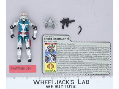 Cobra Commander V3 100% Complete G.I. Joe 1987 Hasbro Vintage Action Figure