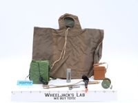 Command Post Poncho Set 100% Complete G.I. Joe 1964 Hasbro 12" Accessory Vintage