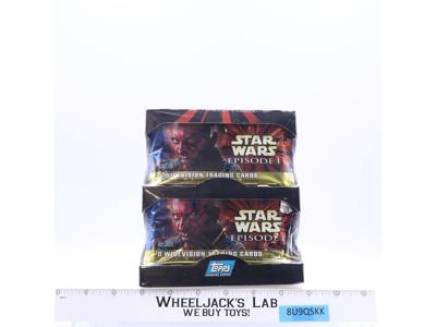 Box of Widevision Trading Cards Star Wars Episode 1 1999 Topps NEW SEALED