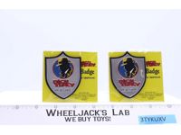 Lot of 2 Dick Tracy Detective Badges 1990s Applause NEW