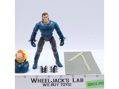 Ghost Rider II Marvel 1995 Toy Biz Glow-in-the-Dark Transforming Head COMPLETE