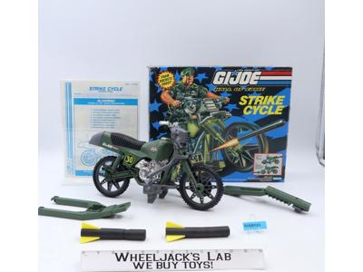 Strike Cycle 100% Complete GI Joe Hall of Fame 1994 Hasbro 12" Vehicle