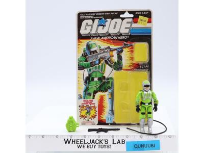 Sci-Fi V1 100% Complete W/ 34 Cardback & Bubble G.I. Joe 1986 Hasbro Vintage