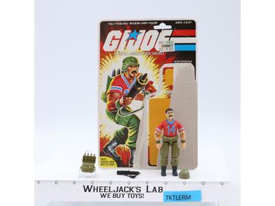 Bazooka V1 100% Complete 34 Cardback 1985 G.I. Joe Hasbro Vintage Action Figure