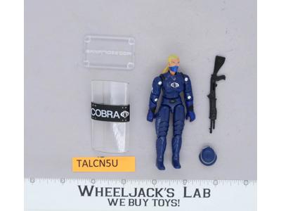 Black Major Red Laser Female Cobra Trooper Complete G.I. Joe 1985 Hasbro Vintage