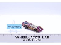 Jet Threat II PLUM Enamel w/ Flames 1976 Hot Wheels Mattel Vintage Redline RL