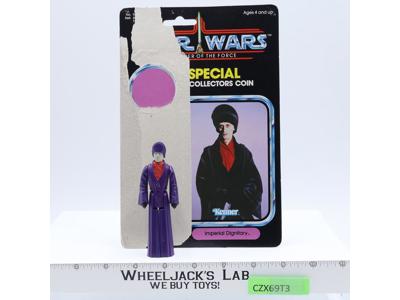 Imperial Dignitary Complete 92 Back Star Wars POTF Last 17 1985 Kenner NO REPRO