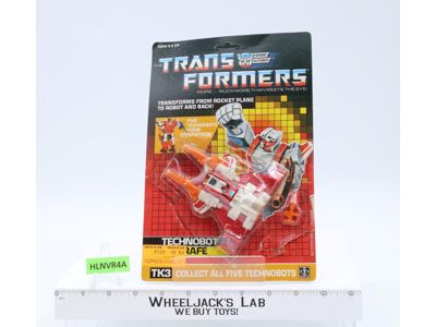 Strafe 100% Complete W/CARDBACK & BUBBLE 1987 G1 Transformers Vintage Figure