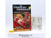 Lightspeed 100% Complete W/CARDBACK & BUBBLE 1987 G1 Transformers Vintage Figure