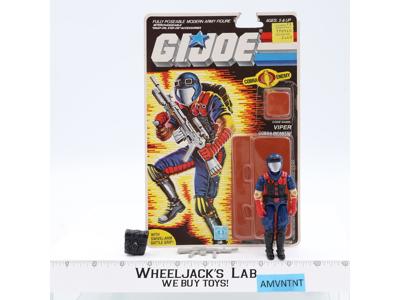 Vipers V1 100% Complete W/34 Cardback & Bubble G.I. Joe 1986 Vintage Figure