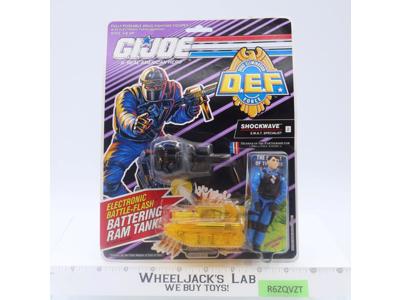 Shockwave GI Joe DEF Drug Elimination Force 1992 Hasbro Action Figure NEW SEALED
