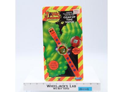 Clean Up Time Watch Toxic Crusaders 1991 Playmates Wrist Watch NEW SEALED