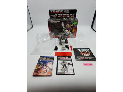 Grimlock W/BOX & BUBBLES 100% Complete 1985 Vintage Figure G1 Transformers