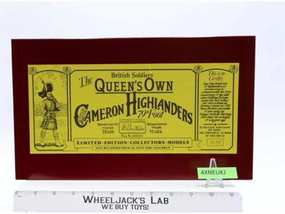 British Soldiers Queen's Own Cameron Highlanders No 5183 1983 Limited Ed Toy NIB