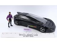 Street Jet Batmobile Batman Animated Series 1992 Kenner Vehicle W/Bruce Wayne