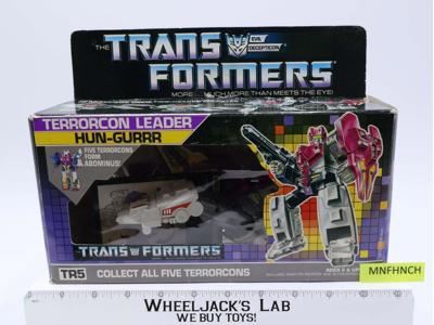 Hun-Gurrr Sinnertwin Cutthroat Blot Rippersnapper Abominus 1987 G1 Transformers