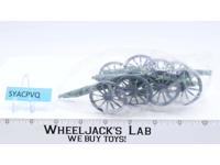 Civil War Era Cannons for Miniature Figurines BMC Plastic 4" Tall NEW in Bag