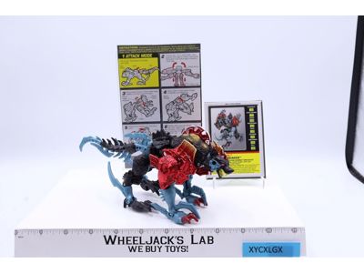 Jawbreaker 100% Complete Transmetals 2 Transformers Beast Wars 1999 Hasbro