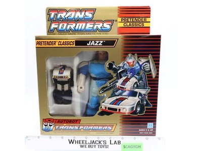Pretender Jazz 100% Complete 1988 G1 Transformers Hasbro Action Figure NEW MIB