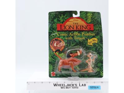 Pumbaa with Timon The Lion King Mattel Disney Action Figure Set NEW SEALED