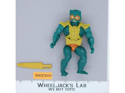 Mer-Man 100% Complete He-Man Masters of the Universe MOTU 1982 Mattel Vintage