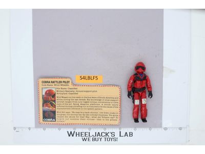 Wild Weasel V1 100% Complete G.I. Joe 1984 Hasbro Vintage Action Figure