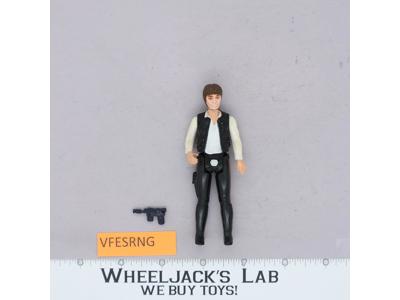 Han Solo BIG HEAD 100% Complete Star Wars 1977 Kenner Action Figure NO REPRO
