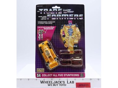 Drag Strip G1 Transformers 1986 Vintage Hasbro  Action Figure MOSC NEW