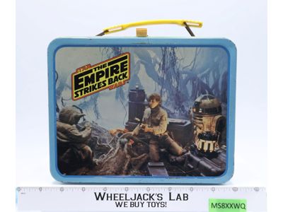 Star Wars The Empire Strikes Back Metal Lunch Box 1980 Thermos Brand
