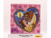 Beauty and the Beast Heart Shaped Puzzle 100Pc Disney Golden NEW SEALED