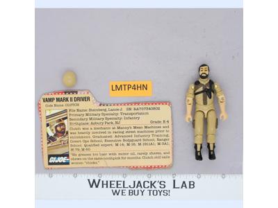 Clutch V2 100% Complete 1984 G.I. Joe Hasbro Vintage Action Figure
