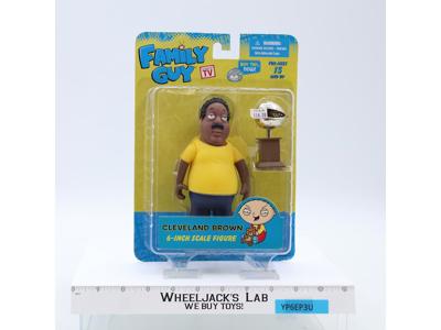 Cleveland Brown Family Guy 2010 Mezco Action Figure Peter Griffin NEW SEALED