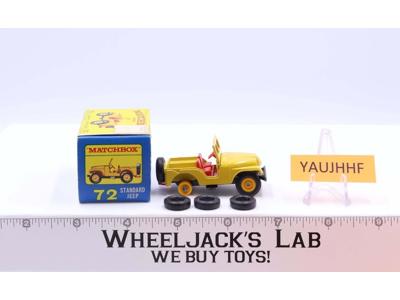 Standard Jeep 72 W Original Box Lesney Matchbox 1960's England